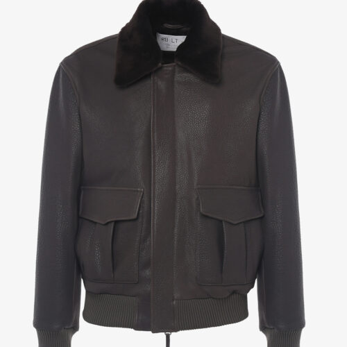 Dyes bomber in pelle