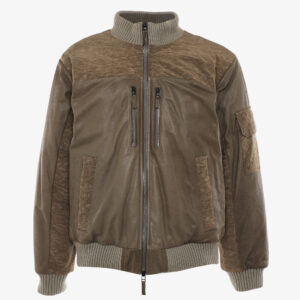 EMA Bomber pelle e nylon